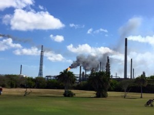 oil refinery flaring