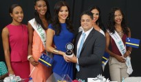 Resepshon di Bon Bini pa Miss Universe Curaçao 2015, srta. Kanisha Sluis-3L
