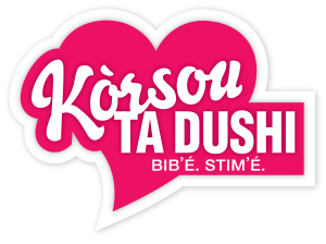 KÒRSOU TA DUSHI - logo with white outline