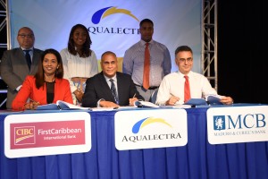 CIBC FirstCaribbean financing historic loan Aqualectra